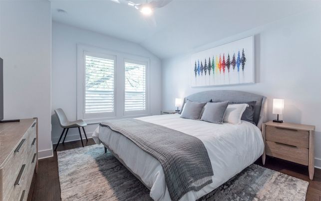 Bedroom, Interior, Wood Texture Flooring