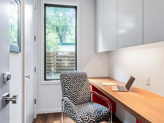 Home Office, Interior, Wood Texture Flooring