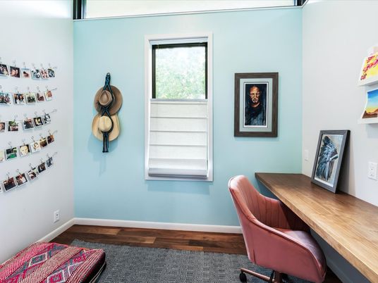 Home Office, Interior, Wood Texture Flooring