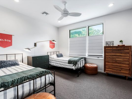 Bedroom, Interior, Recessed Lighting
