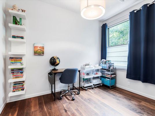 Home Office, Interior, Wood Texture Flooring