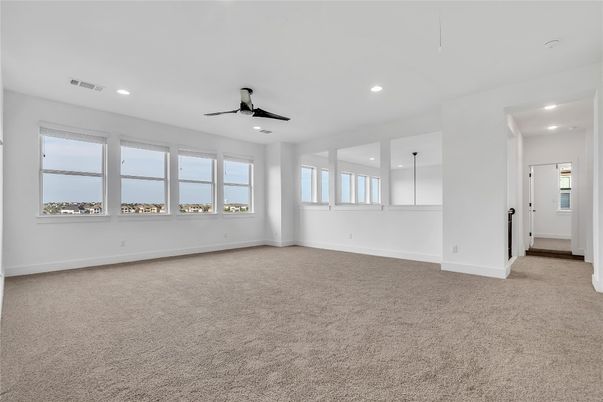 Empty room, Interior, Recessed Lighting