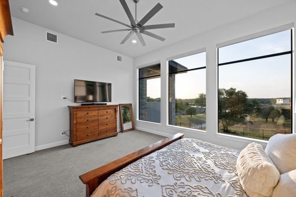 Bedroom, Interior, Recessed Lighting