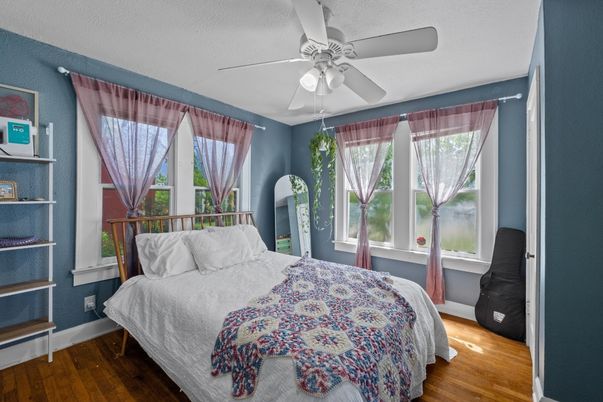 Bedroom, Interior, Wood Texture Flooring