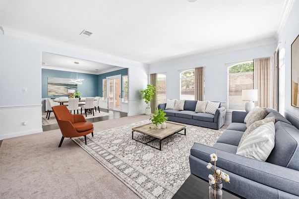 Dining room, Interior, Living room, Pendant Lights
