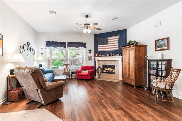 Fireplace, Interior, Living room, Wood Texture Flooring