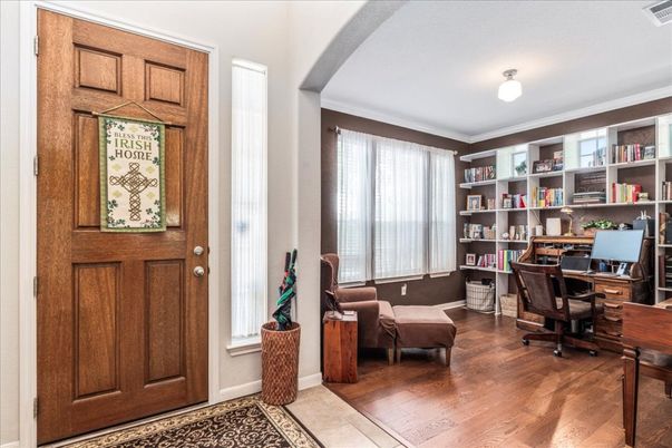 Home Office, Interior, Wood Texture Flooring