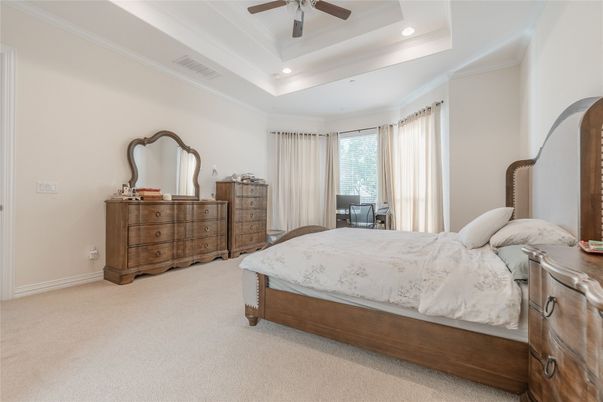 Bedroom, Interior, Recessed Lighting