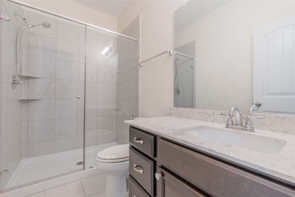 Bathroom, Glass Shower, Interior