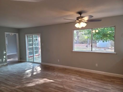 Empty room, Interior, Wood Texture Flooring