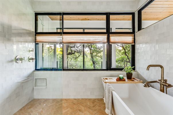 Bathroom, Glass Shower, Interior