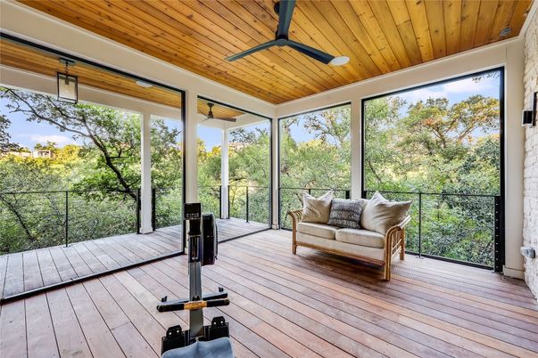 Interior, Sun Room, Wooden Ceilings, Wood Texture Flooring