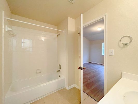 Bathroom, Interior, Wood Texture Flooring