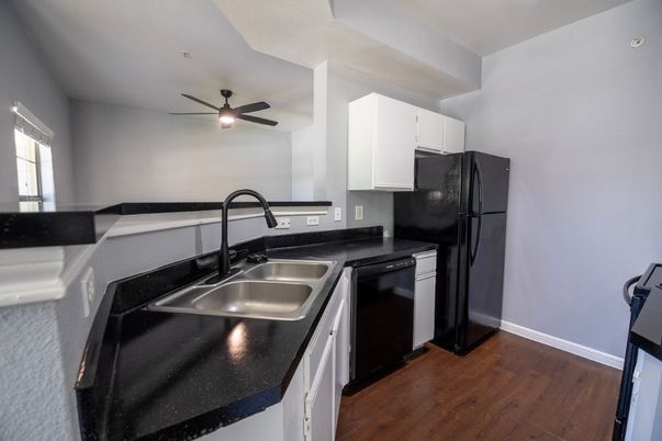 Interior, Kitchen, Wood Texture Flooring