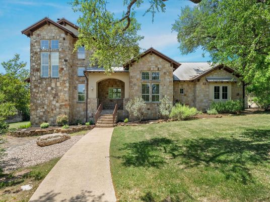 Backyard, Exterior, Facade, Brick Traditional