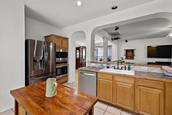 Interior, Kitchen, Recessed Lighting, Stainless Steel Appliances