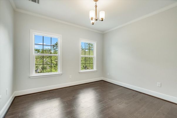 Chandelier, Empty room, Interior, Wood Texture Flooring