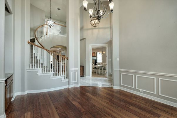 Chandelier, Dining room, Interior, Pendant Lights, Wood Texture Flooring