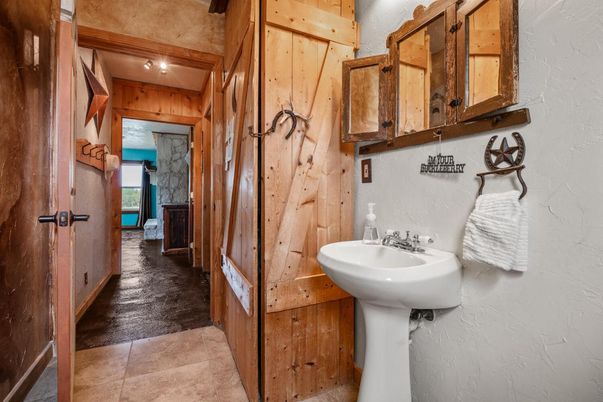 Bathroom, Interior, Wooden Walls