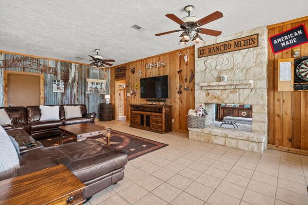 Fireplace, Interior, Living room, Wooden Walls