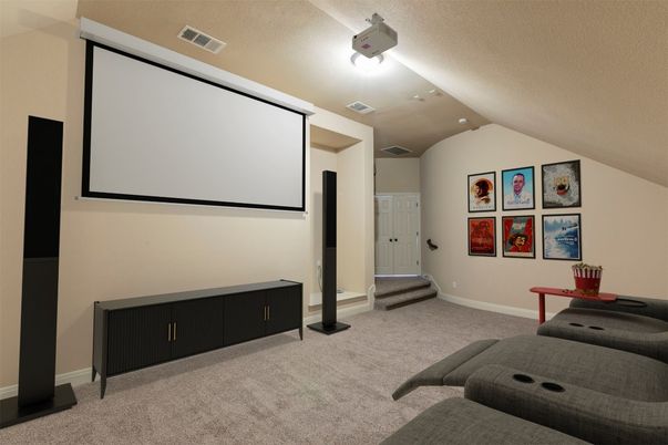Interior, Projection Screen, Theatre Room
