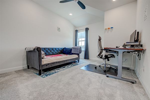 Home Office, Interior, Recessed Lighting