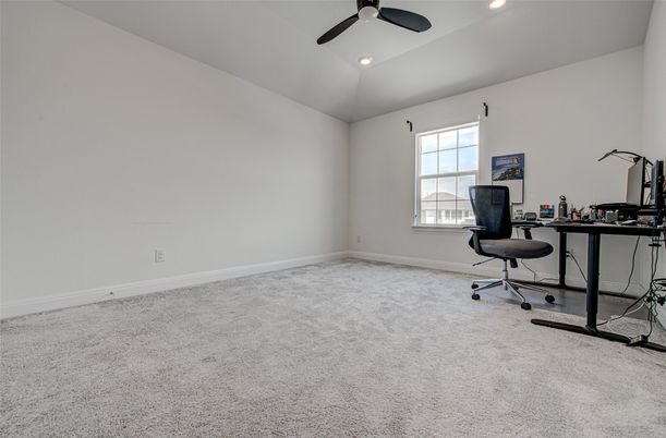 Home Office, Interior, Recessed Lighting