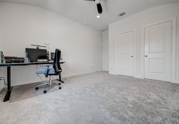 Home Office, Interior, Recessed Lighting