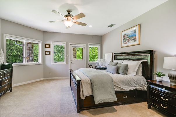 Bedroom, Interior, Recessed Lighting