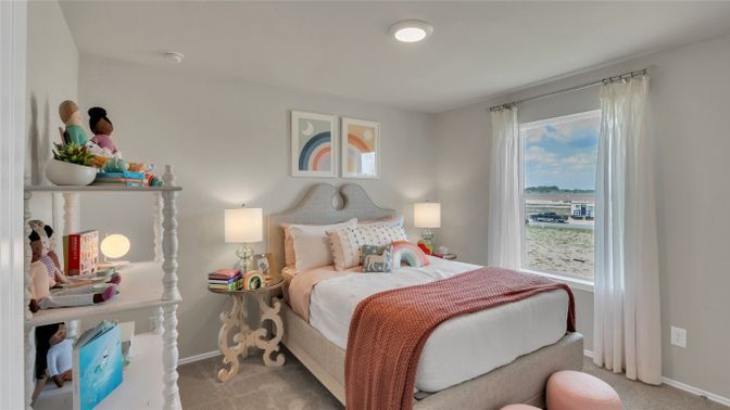 Bedroom, Interior, Recessed Lighting