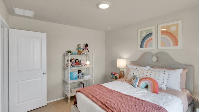 Bedroom, Interior, Recessed Lighting