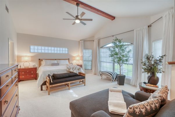Bedroom, Interior, Wooden Beams