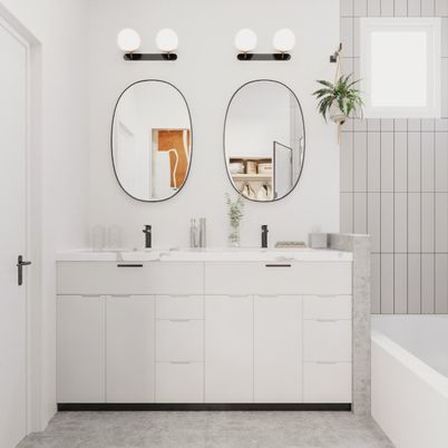 Bathroom, Dual Sink Vanities, Interior