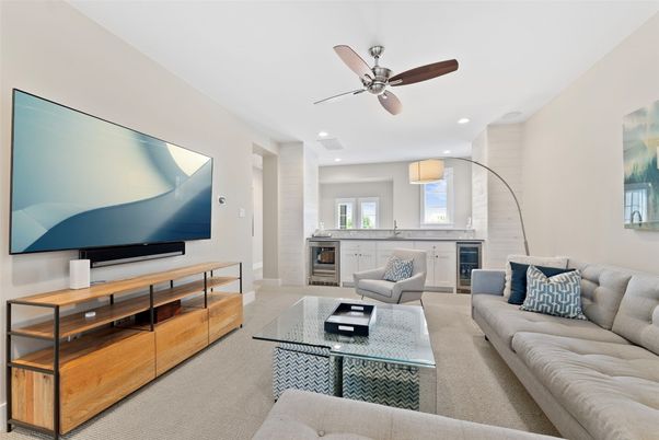 Fireplace, Interior, Living room, Recessed Lighting