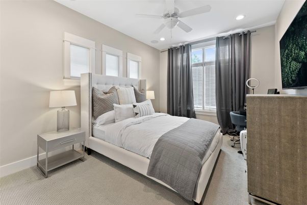 Bedroom, Interior, Recessed Lighting
