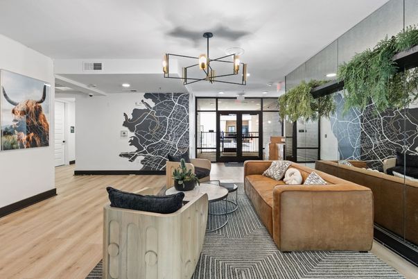 Chandelier, Interior, Living room, Pendant Lights, Recessed Lighting, Wood Texture Flooring