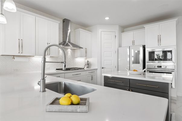 Interior, Kitchen, Recessed Lighting, Stainless Steel Appliances