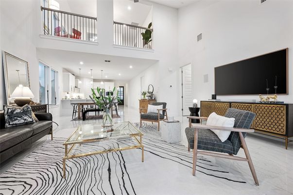 Interior, Kitchen, Living room, Marble, Pendant Lights, Recessed Lighting