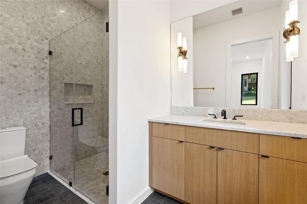 Bathroom, Glass Shower, Interior