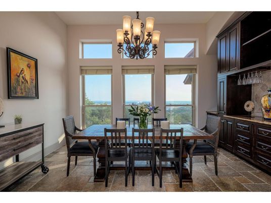 Chandelier, Dining room, Interior, Water