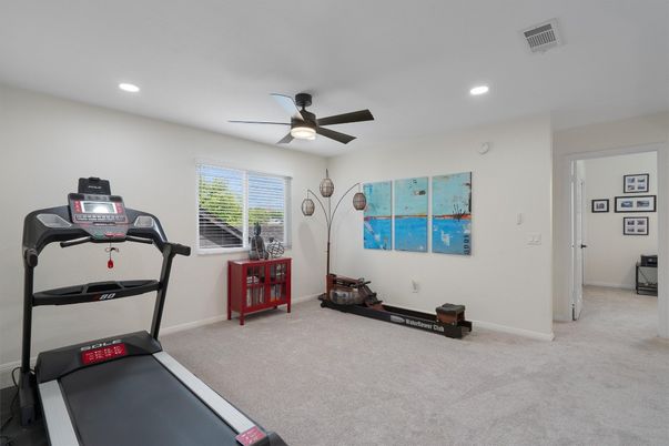 Fitness Equipment, Interior, Recessed Lighting