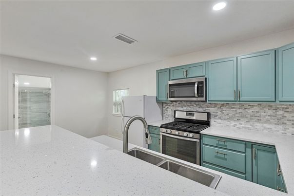Interior, Kitchen, Recessed Lighting, Stainless Steel Appliances