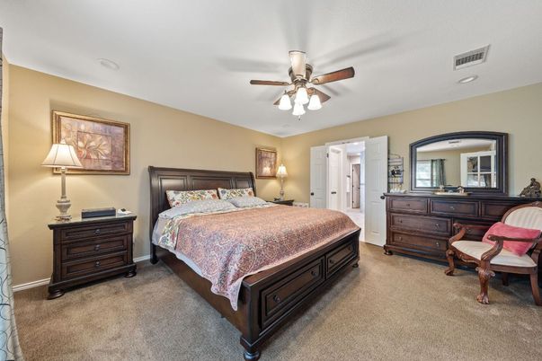Bedroom, Interior, Recessed Lighting