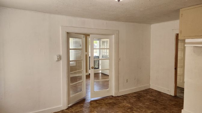 Empty room, Fireplace, Interior, Wood Texture Flooring