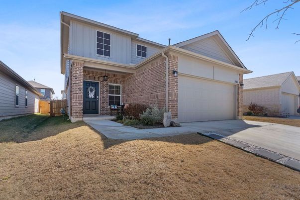Attached, Exterior, Facade, Brick Facade, Farmhouse