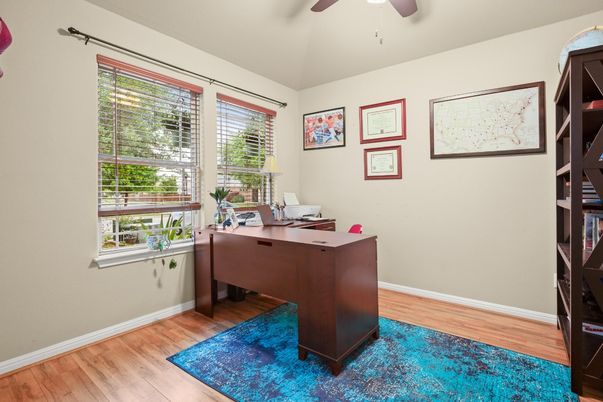 Home Office, Interior, Wood Texture Flooring