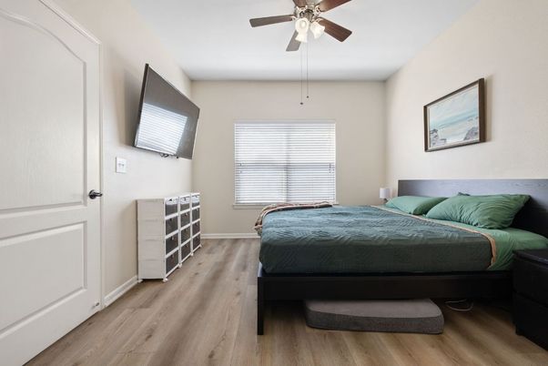 Bedroom, Interior, Wood Texture Flooring