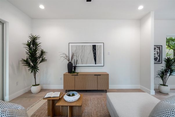 Interior, Recessed Lighting, Wood Texture Flooring