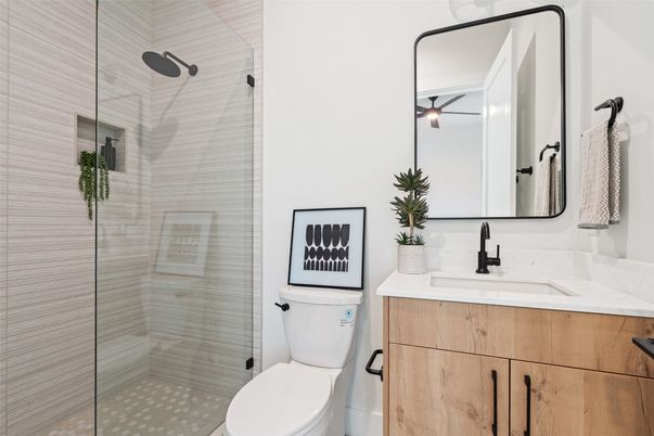 Bathroom, Glass Shower, Interior