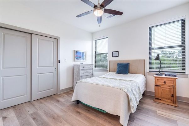Bedroom, Interior, Wood Texture Flooring